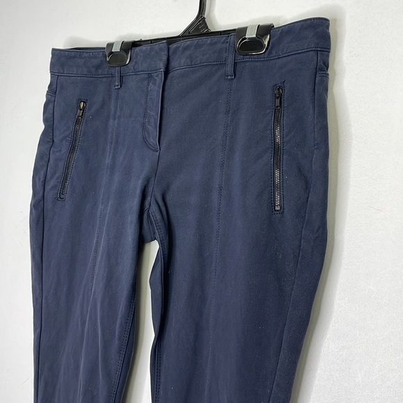 THEORY navy made in USA stretchy skinny pants - Picture 4 of 11